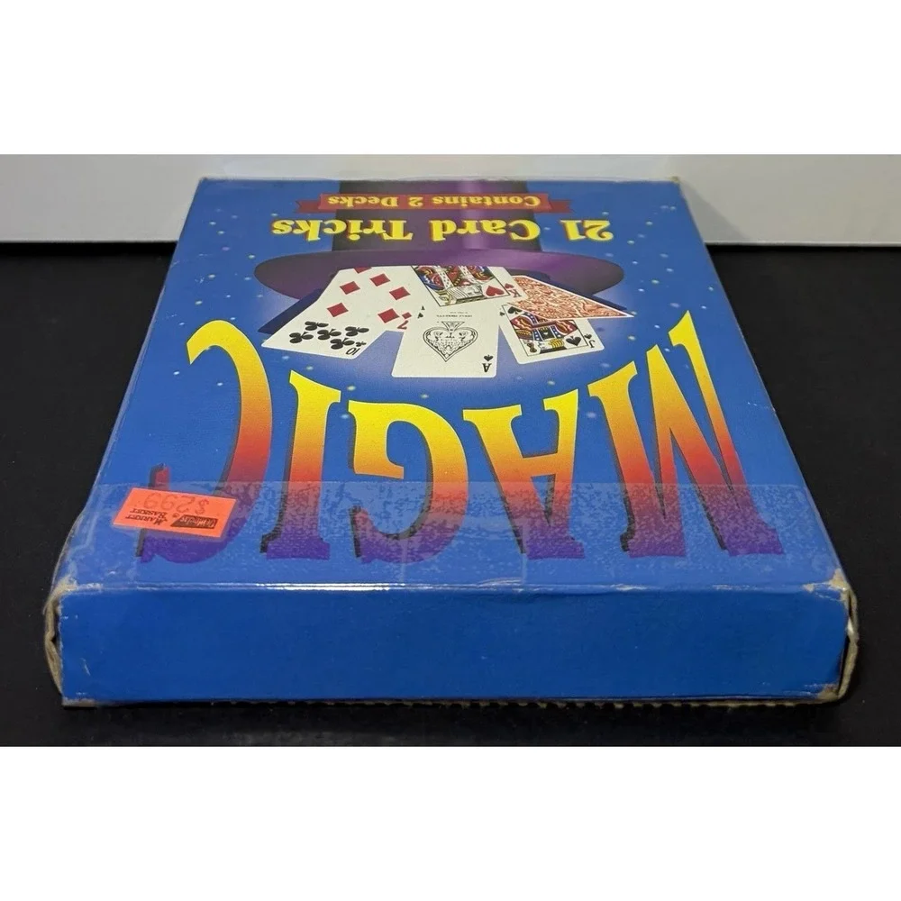 Vintage 1996 Hoyle Magic 21 Card Tricks - 2 Decks